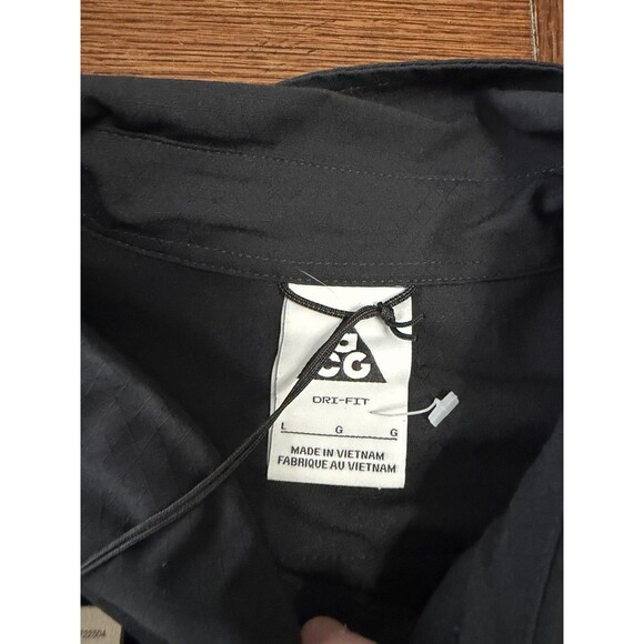 Nike ACG Dri-FIT UV Devastation Trail Top Shirt Black DN3936-010 Sz L NWT - Picture 3 of 4